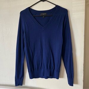Banana Republic Royal Blue V-Neck Sweater